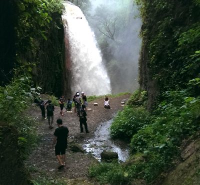 Blawan Waterfall from ijen crater in Bondowoso