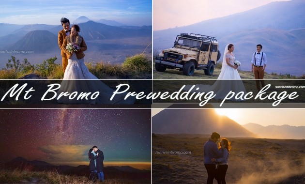 mt Bromo prewedding package under the milky way