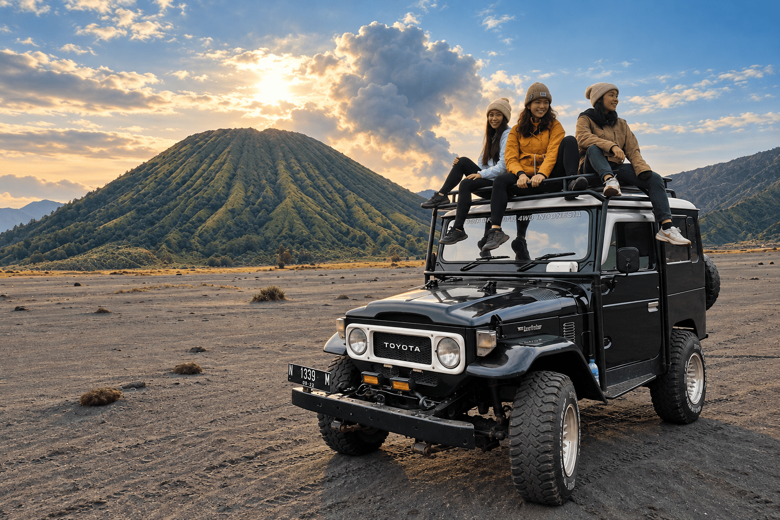 Private jeep experience at Mount Bromo